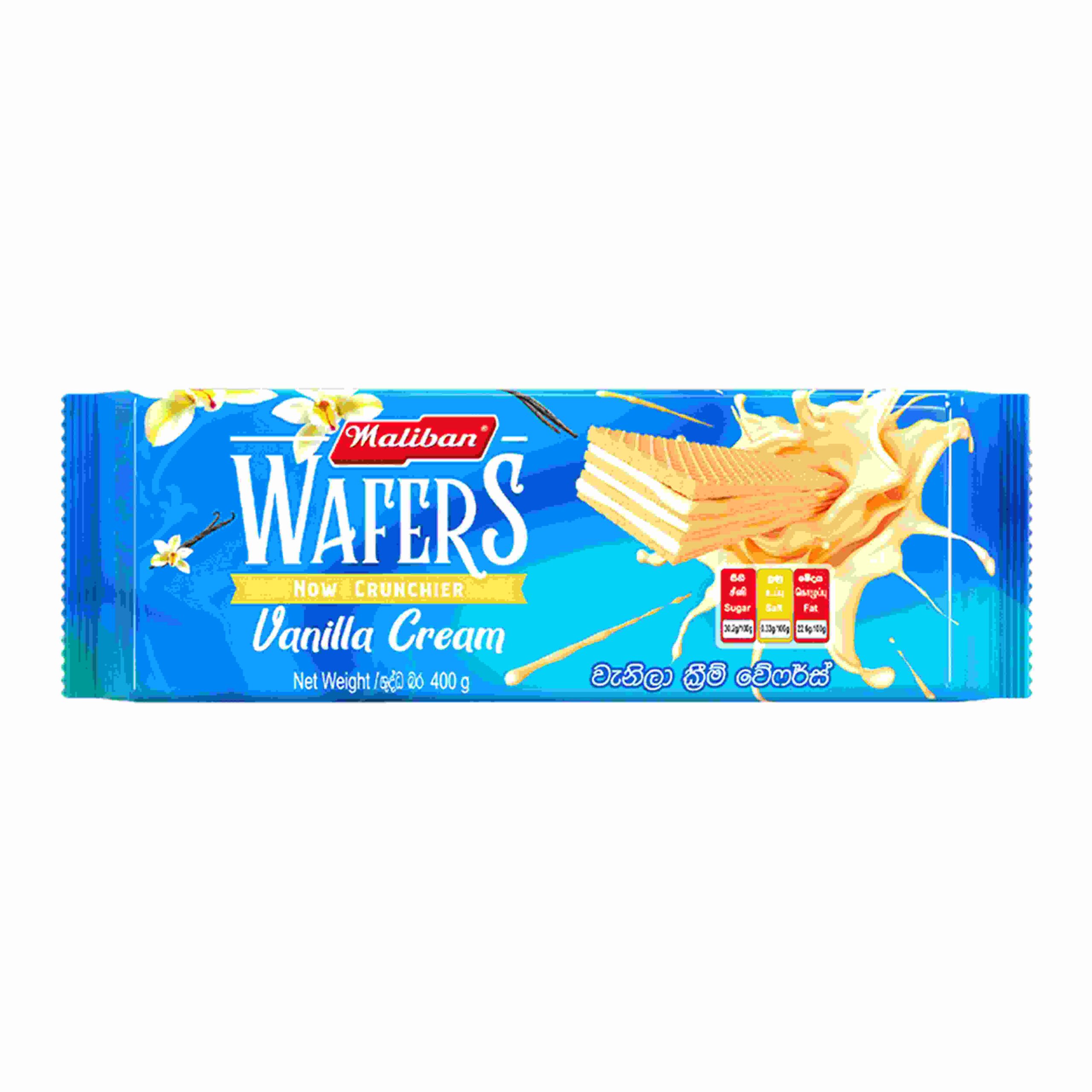 Maliban Cream Wafers - Vanilla 400g