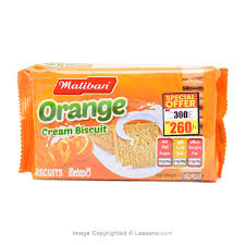 Maliban Orange Cream Biscuit 200g