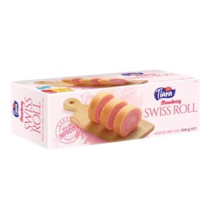 Tiara strawberry Flavoured Swiss Roll 200g
