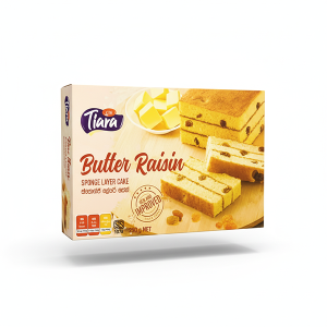 Tiara Buteer Raisin Sponge Leyer Cake 250g