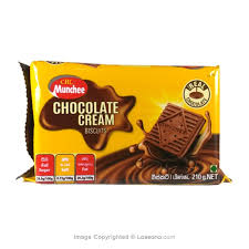 Munchee Chocolate Cream biscut  210g