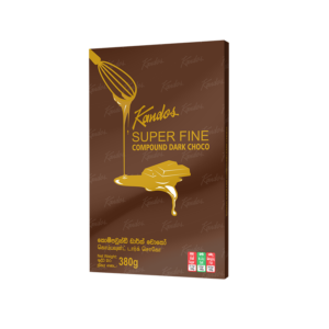 KANDOS SUPER FINE – COMPOUND DARK CHOCO 380g